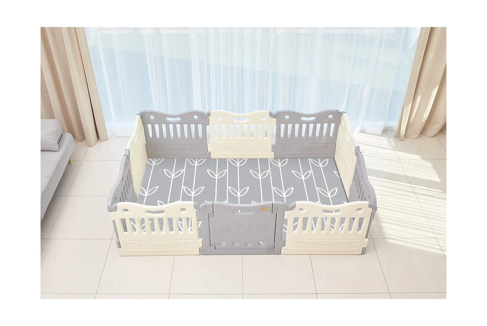 Alfombra de juego para el cuidado del bebé Funzone Play Pen - Patio de juegos para bebés extra grande - Pluma de juego para... Foto 2 de 4