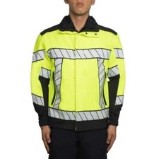 NEW 2XL TALL BLAUER SUPERLIGHT HI-VIS SHELL RAIN JACKET COAT 9870V HI-VIS / NAVY