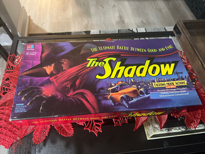The Shadow Vintage 90s Milton Bradley Board Game *Missing Shadow Piece*