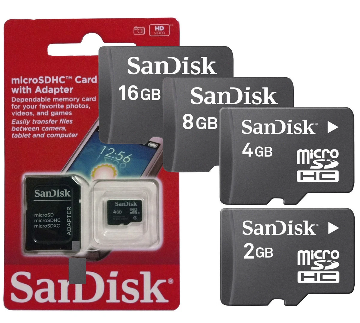 SanDisk 4GB MicroSD Cell Phone Memory Cards for sale | eBay