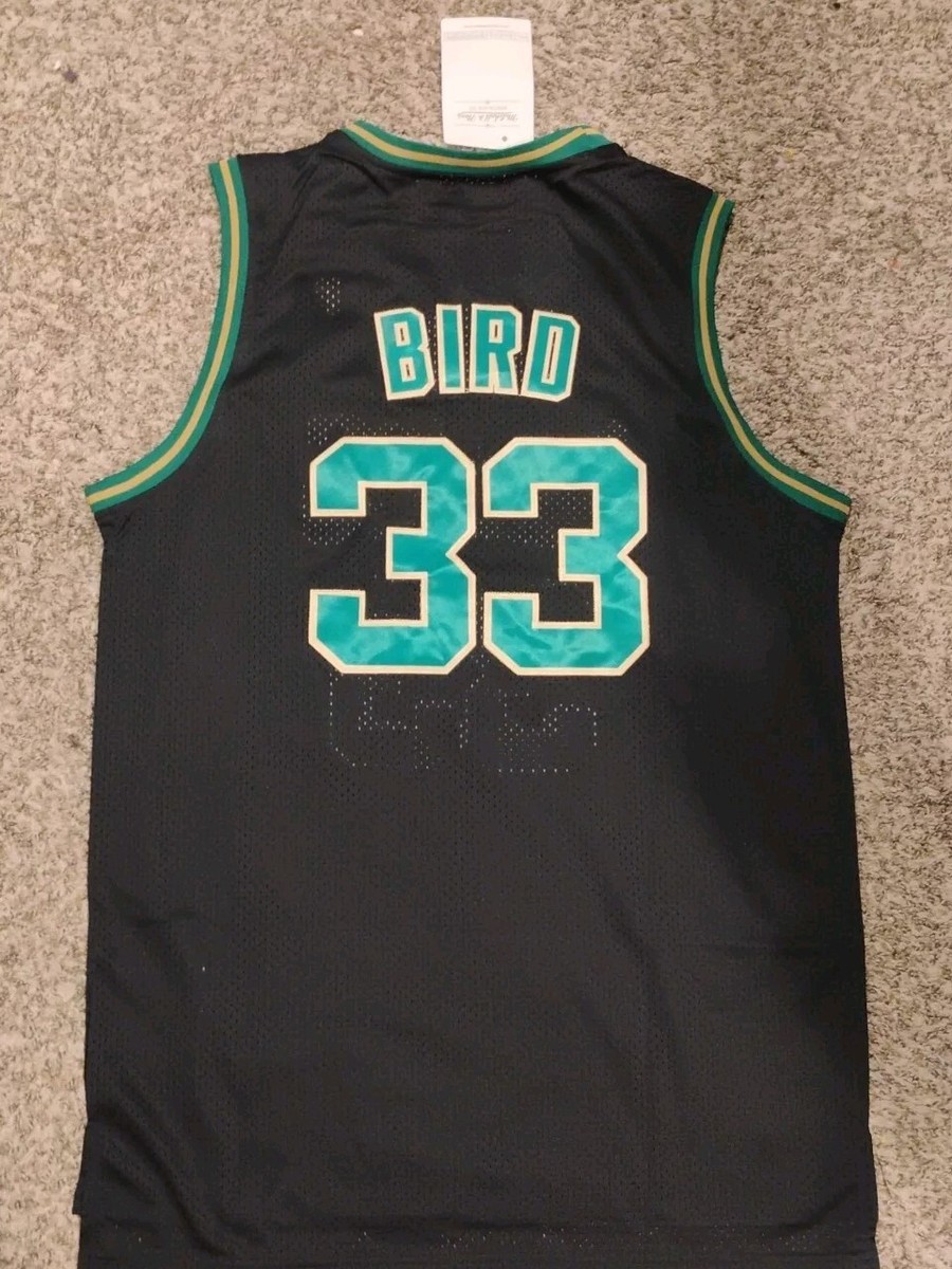 Large Boston Celtics Larry Bird NBA jersey Black #33 Brand