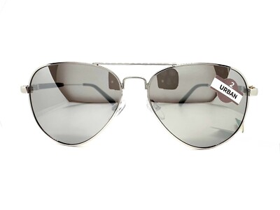1 Unit New Piranha Eclipse Aviator Silver Sunglasses 100%UVA/UVB Protection #778