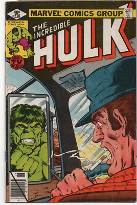 INCREDIBLE HULK #238   DIRECT EDITION   BOB LAYTON COVER ART   THUNDERBOLT ROSS