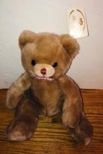 Russ Caress Soft Pets Brown Teddy Bear Plush Stuffed Animal NWT