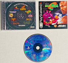 PS1 SPACE JAM 1996 COMPLETE! MICHAEL JORDAN! TESTED EXCELLENT DISC MANUAL & CASE