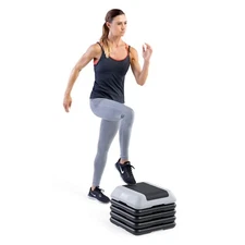 Adjustable Aerobic Step Platform 4 Risers in Multiple Colors - Circuit Fitness