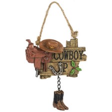 Cowboy Up w/Dangling Boots Ornament