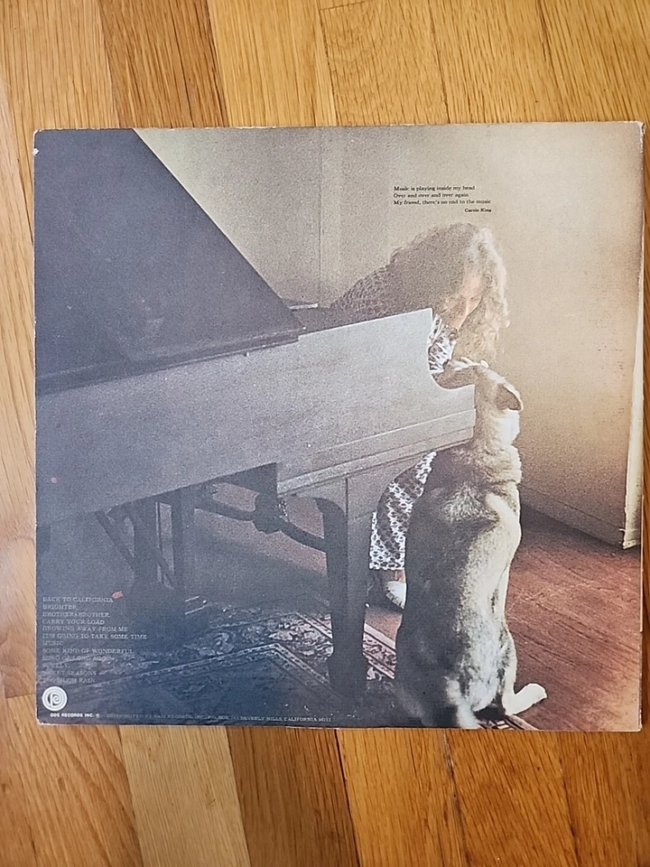 Carole King Music (VG) SP-77013 LP Vinyl Record Album Gatefold Ode Records A&M Foto 2 de 3