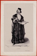 GK17-GRAVURE ORIGINALE-A.FRANÇOIS THIRY-ALBERT-ACTEUR-THÉTRE-[A.LACAUCHIE]