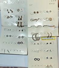 24 Pairs A New Day Nickel Free Post Earrings one pair are cuff earrings New
