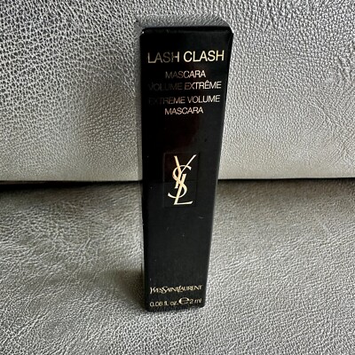YSL Yves Saint Laurent Lash Clash Black Noir Extreme Volume Mascara 2 ml Travel