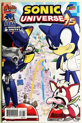 SONIC UNIVERSE Comic Book #75 Variant 2 of 7.5, June 2015  FURY Bagged & Brd NEW