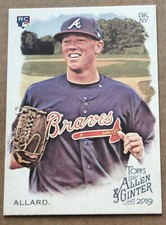 2019 Topps Allen & Ginter #279 Kolby Allard Rookie Card Atlanta Braves. rookie card picture