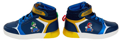 Super Mario Bros Hi Top Sneaker mit Lichtern Jungen Leucht Sport Skate Schuhe   