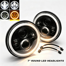 7inch Round LED Headlights Halo DRL For 1953-1977 Ford F100 F250 F350 Pickup