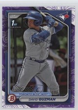 2024 Bowman Prospects Purple Pattern 196/199 David Guzman #BP-114 3tb