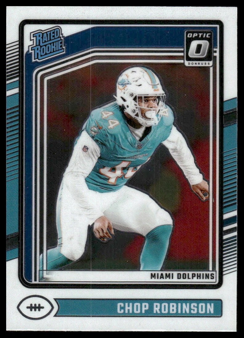 2024 Donruss Optic #219 Chop Robinson RC Rookie Miami Dolphins