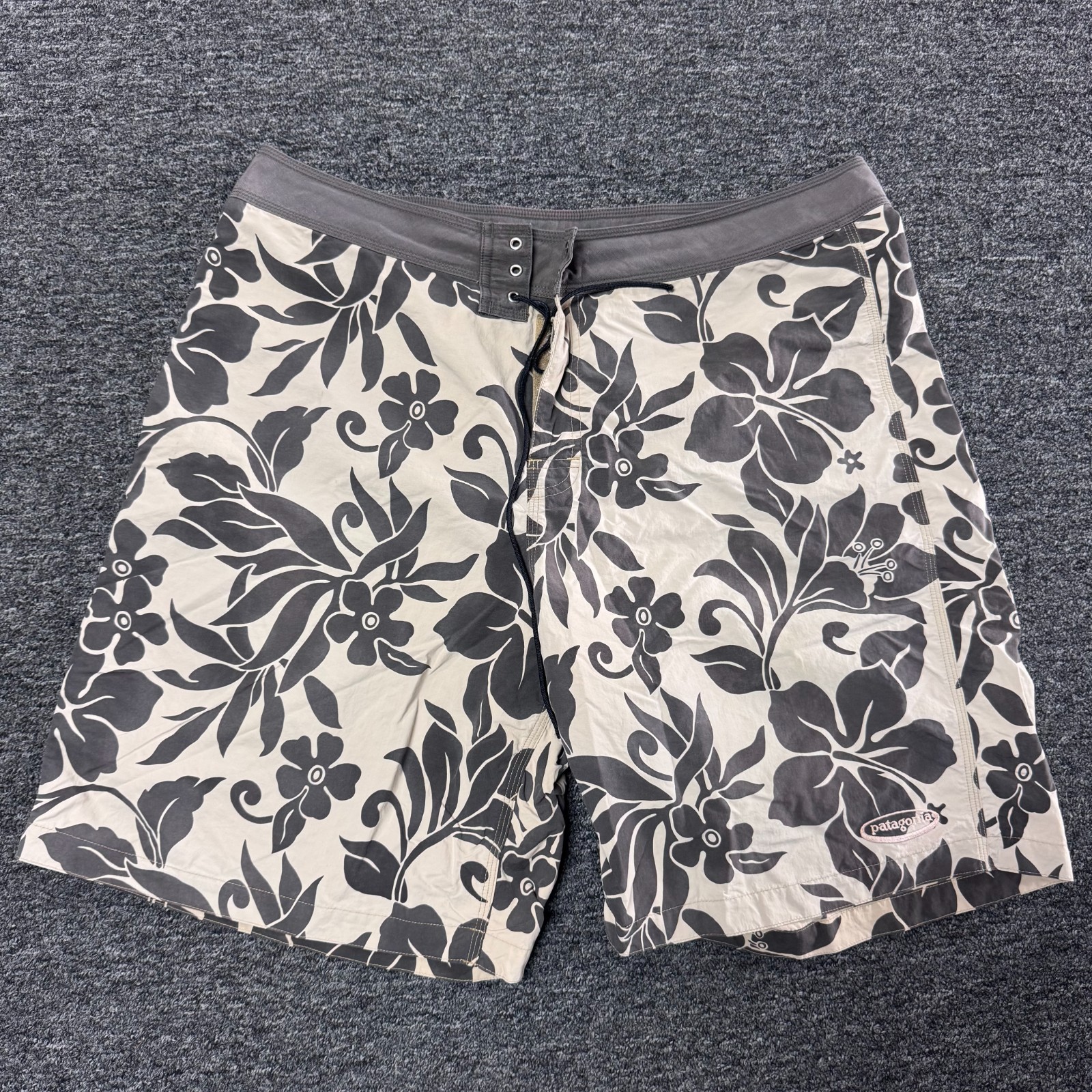Pataloha Patagonia Surf Swim Board Shorts Mens Sz 38 Drawstring Multicolor