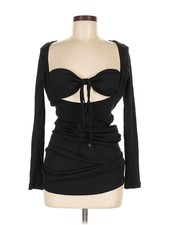 Boohoo Women Black Cocktail Dress 8
