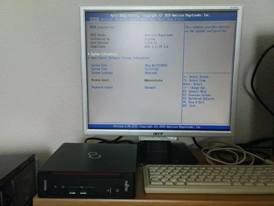 Desktoprechner Fujitsu Esprimo Q958, D3613-A12, Intel Core i5-8500T, DVD+-RW - Bild 1 von 4