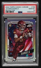 2024 Topps Cosmic Chrome Rookies Refractor Jayden Daniels #196 PSA 10 GEM MT 4k5