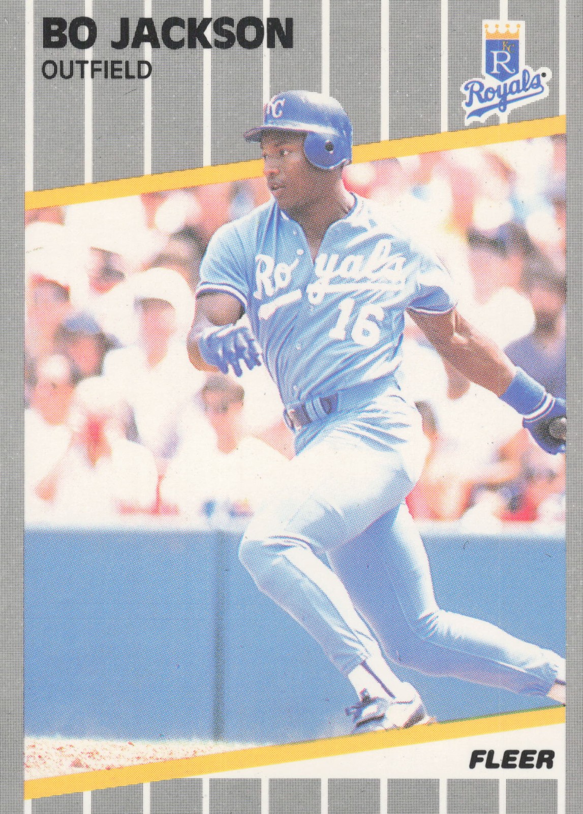 Bo Jackson #285 - 1989 Fleer Kansas City Royals