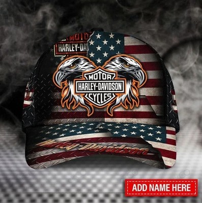 Personalized Harley Motor Racing Davidson Classic Cap Gift