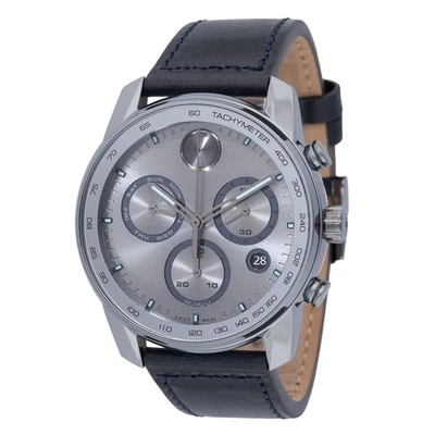 Movado 3600909 Men's Bold Verso Grey Dial Quartz Watch - Image 1 of 4
