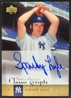 2004 Upper Deck Yankees Classics Sparky Lyle Classic Scripts Auto TD4
