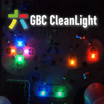 RetroSix GBC CleanLight Button LED Kit Knopf Beleuchtung für GameBoy Color