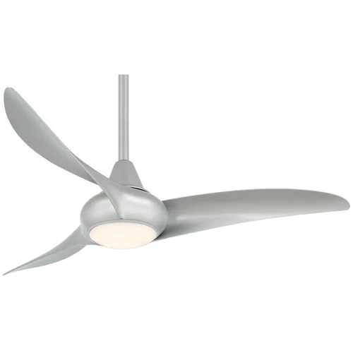 Minka Aire Light Wave 44 44" Ceiling Fan - Silver 3-Blade Remote Control - Picture 2 of 2