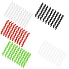 10 Pcs 5 Colors Wrap Spiral Bicycle Cable Sleeve Rubber Housing Protector Fra...
