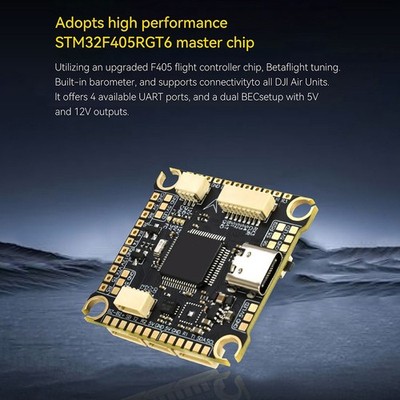 DShot300/600 4-in-1 ESC Tower BlueJay Firmware STM32F405RGT6 MCU AT7456E OSD