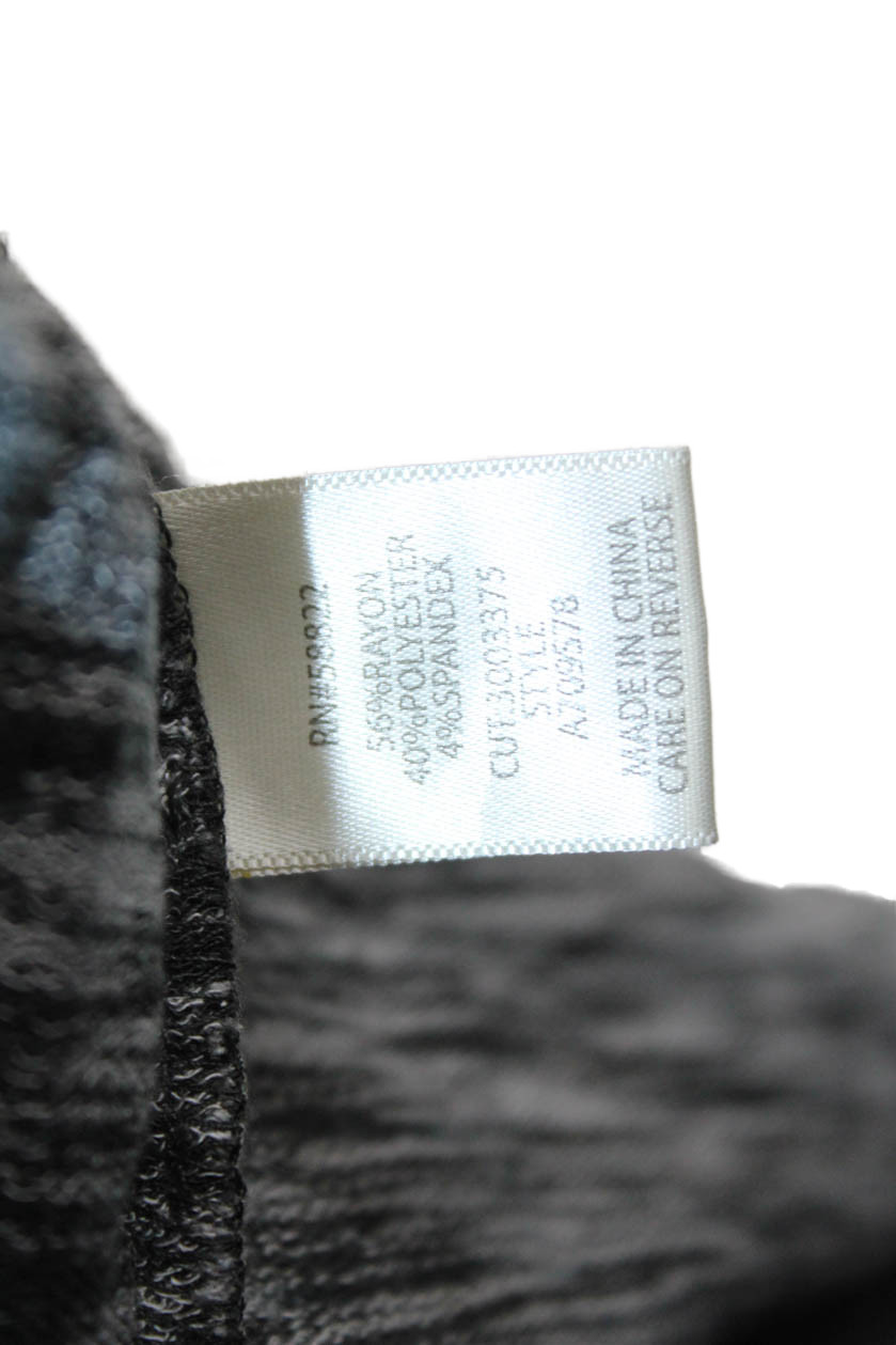 Max Studio Womens Basic Dark Gray Crew Neck Long … - image 5