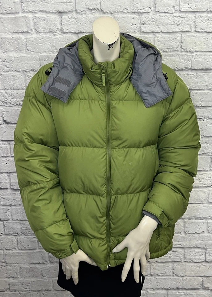 LANDS’ END WOMEN'S GREEN LONG SLEEVE PUFFER COAT SIZE L - Image 2 of 4