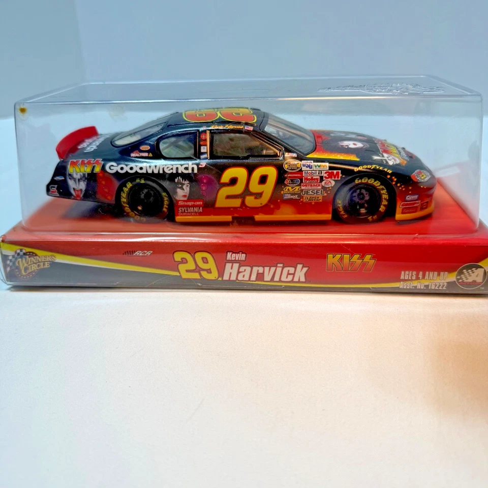 Vintage (2004) Winner's Circle Kevin Harvick KISS 1/24 NEW in Box #29 Die Cast - Image 2 of 4