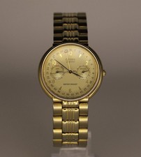 VINTAGE Citizen Elegance 6355-G30011 Quartz Gold Tone Unisex Watch + Box