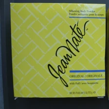 Jean Nate Silkening Body Powder Original with Puff 6 oz  New in Box