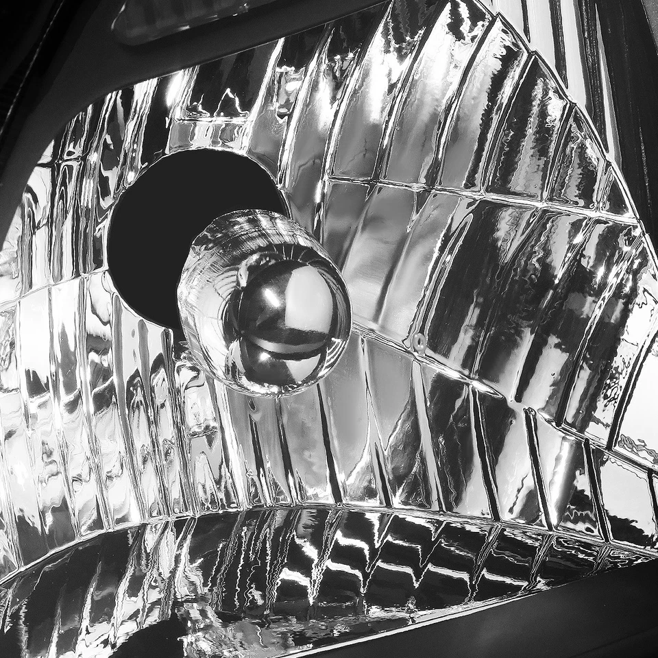 Ajuste 06-08 Kia Rio 5 Pares Carcasa Negra Lateral Transparente Faros Delanteros Faros de Conducción Foto 3 de 4