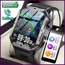 Men Smart Watch Bluetooth Call Sleep Heart Rate Health Monitor Outdoor LED