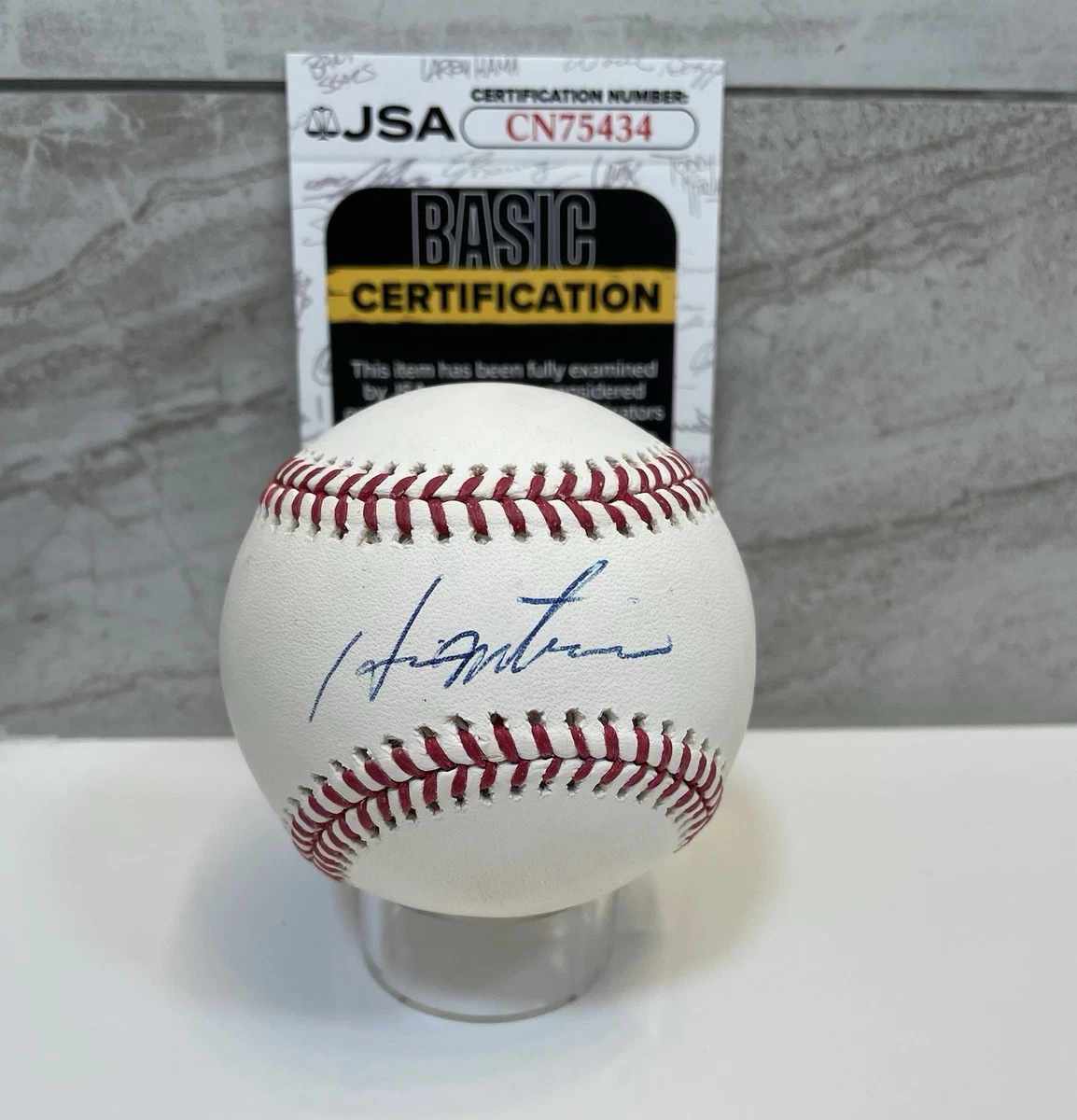 松井秀喜原始亲笔签名棒球MLB 球| eBay