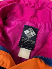 Columbia Jacket Mens Bugaboo Blue OUTER SHELL ONLY Size Large Flaws 60x26”