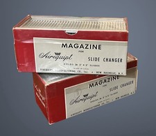 Vintage Airequipt Slide Changer Magazine Holds 36 - 2" x 2" Slides Lot of 2 USA