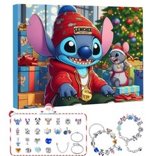 Stitch Valentine Christmas Advent Calendar Bracelets  Countdown Calendar UKStock