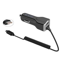 For Galaxy S25 FE/A07/A17 - Car Charger 30W Type-C Power Adapter DC Socket
