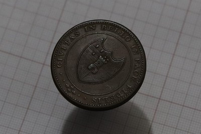     UK GB PENNY 1811 WORCESTER SHARP DETAILS WIDERRIST 1240 B67 #K2201