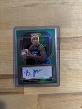 Brionna Jones 2022 Panini Prizm WNBA Signatures Green Prizm #SG-BJN Auto