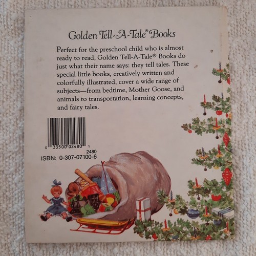 The Night Before Christmas by Clement C. Moore 1969 Golden Tell-A-Tale Book GUC - Picture 2 of 11