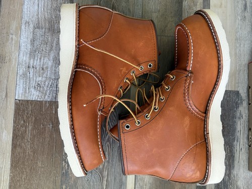 Red Wing 875 Boots Oro Legacy Brown, Men's Size 10D - Picture 3 of 6