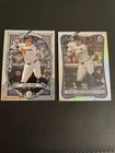 (2) 2026 Bowman Aaron Judge 2-Card Mega Box Mojo SP Lot New York Yankees
